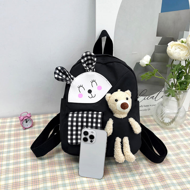 Cute Animal-Themed Plush Backpack Bowlift