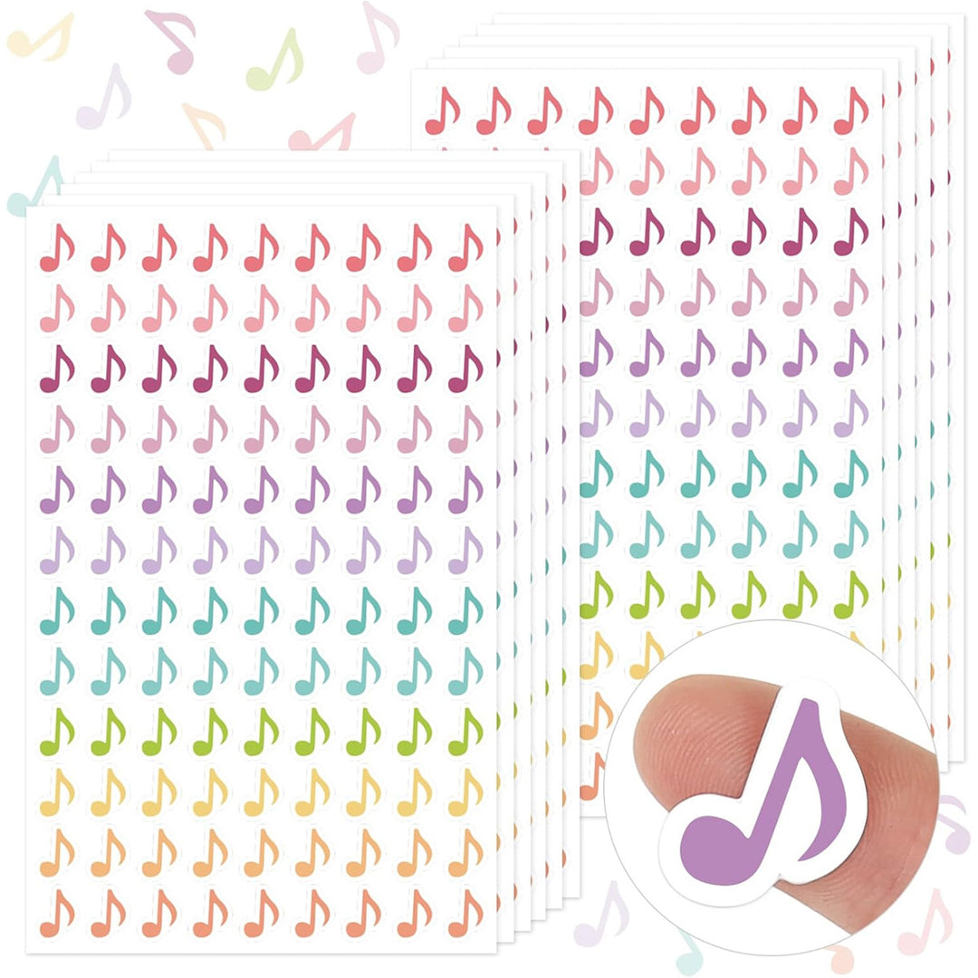 Music Note Decorative Sticker Set Bowlift