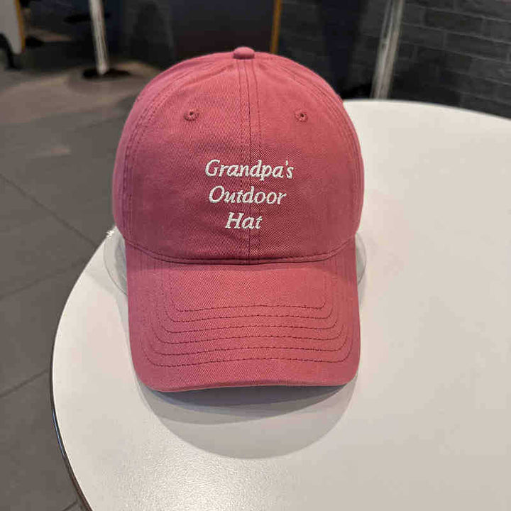 Unisex Adjustable Embroidered Outdoor Cap Bowlift