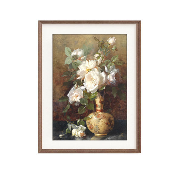 Vintage Flower Couple Wall Display