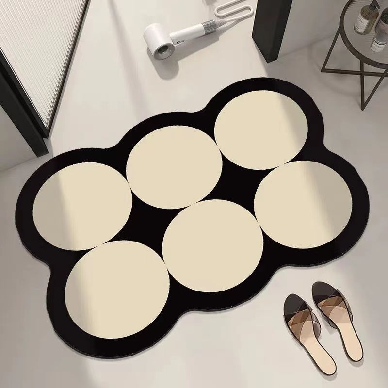 Modern Geometric Bath Mat