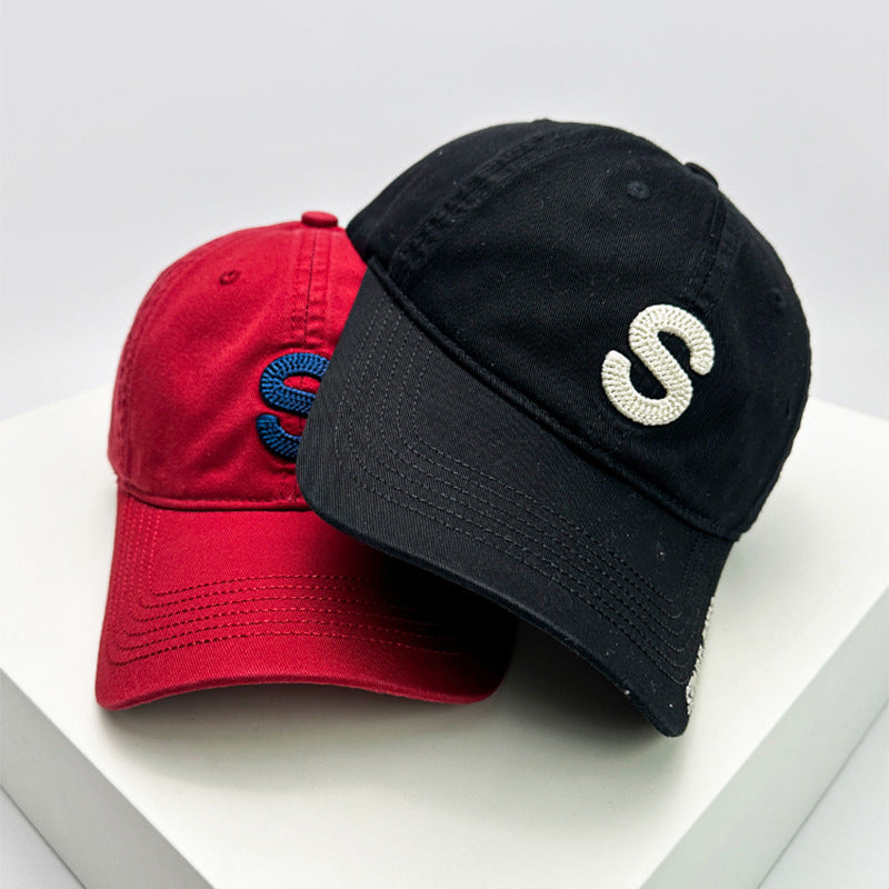Men's Casual Cotton Distressed Cap Bowlift