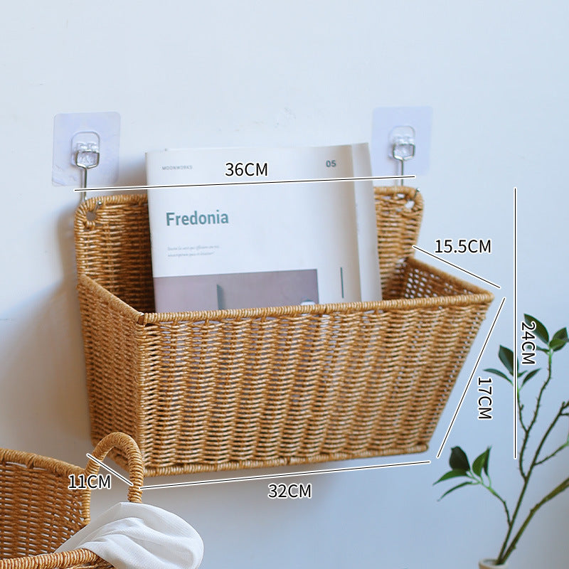 Unisex storage basket with rounded edges and practical handles Bowlift