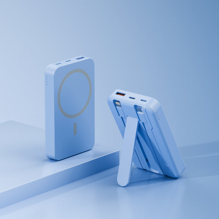 Magsafe Powerbank with Integrated Stand and High-Speed Charging Bowlift