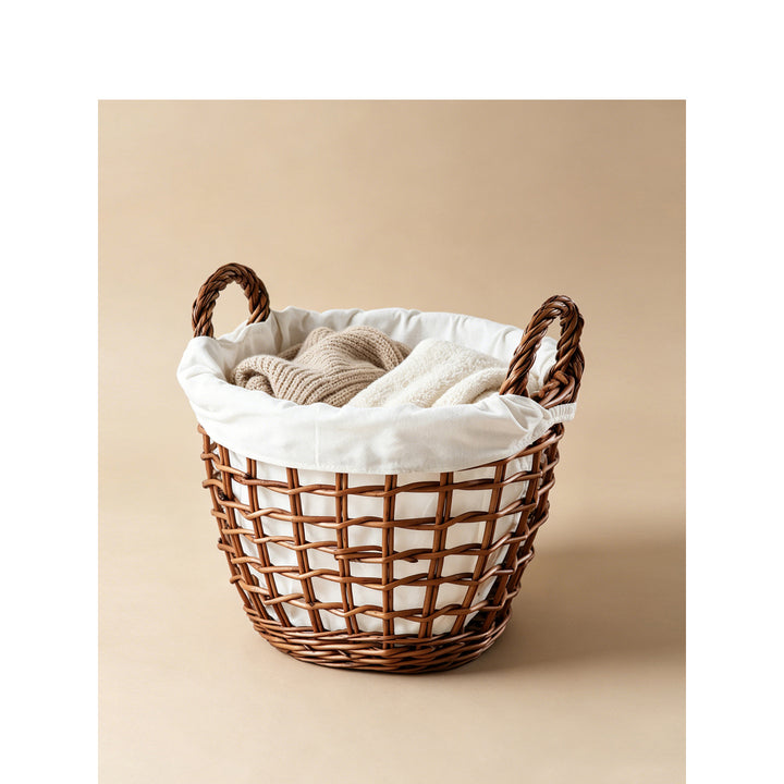 Handcrafted basket with cotton lining Bowlift