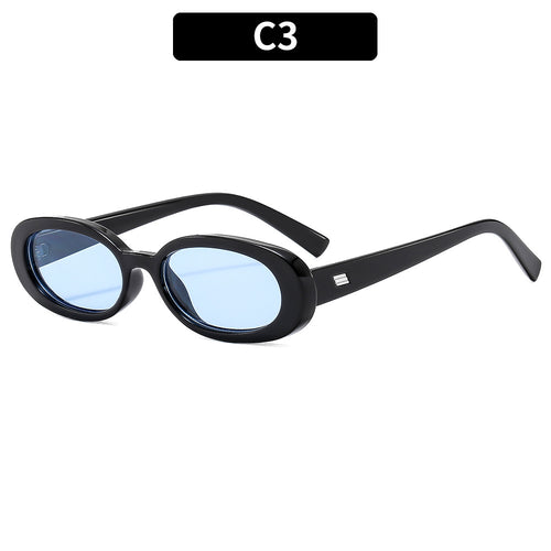 Retro Oval Sunglasses