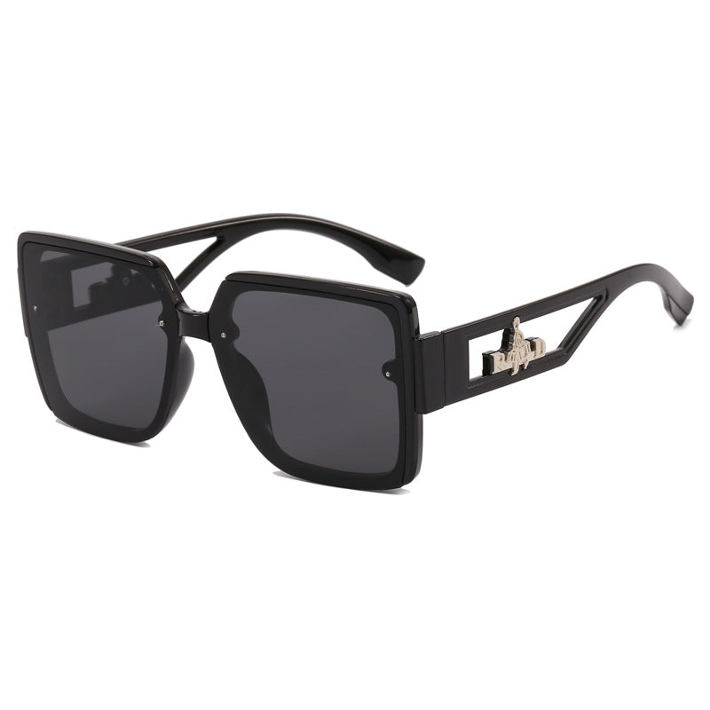 Ladies square designer sunglasses with elegant embellishments Bowlift