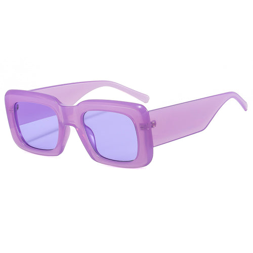 Women oversized sunglasses with square frame and transparent design Bowlift
