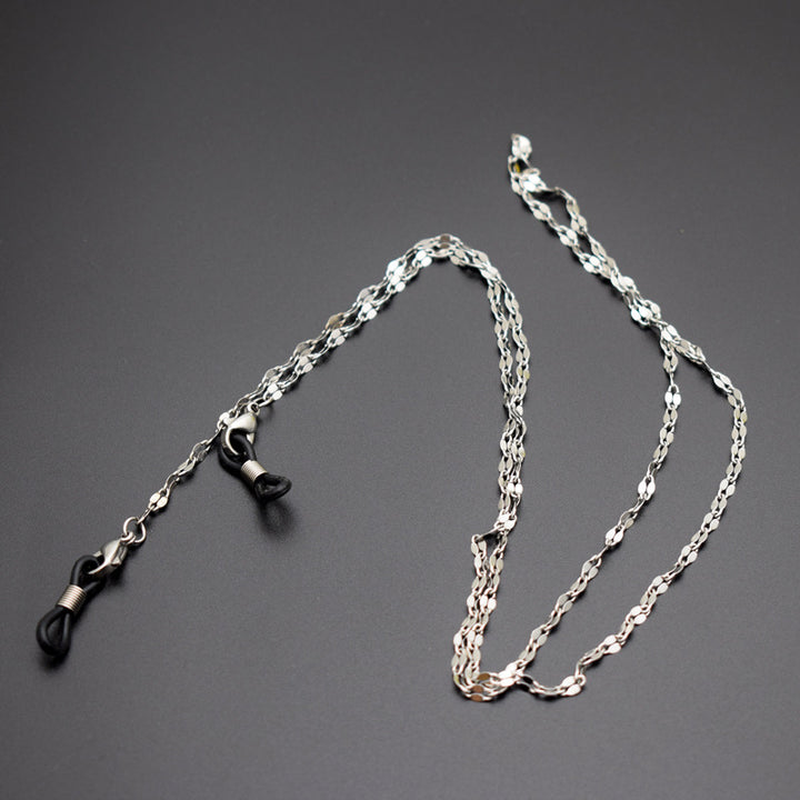 Stylish Silver Chains Eyewear Retainer Bowlift