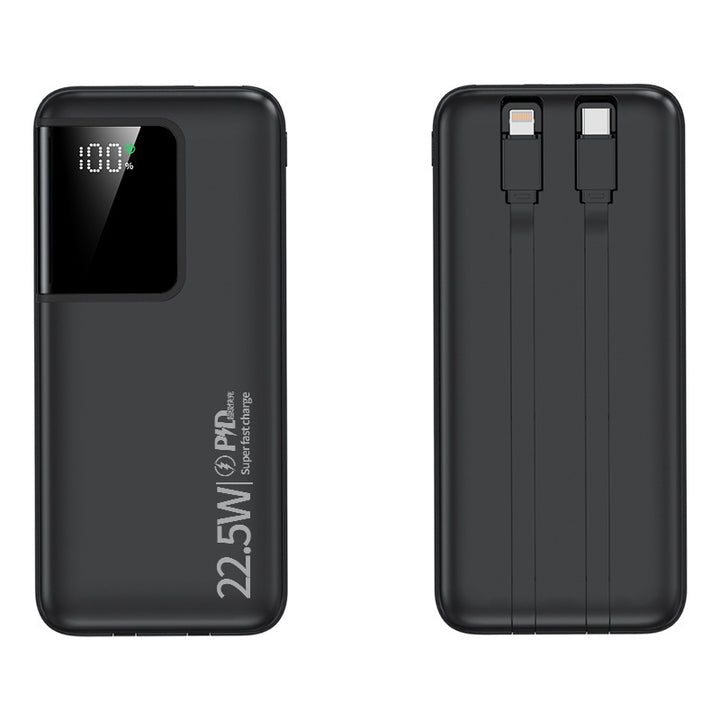 Power bank with dual fast charging ports and digital capacity display Bowlift
