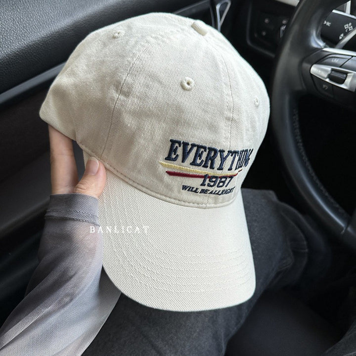 Men's Casual Embroidered Statement Baseball Cap Bowlift