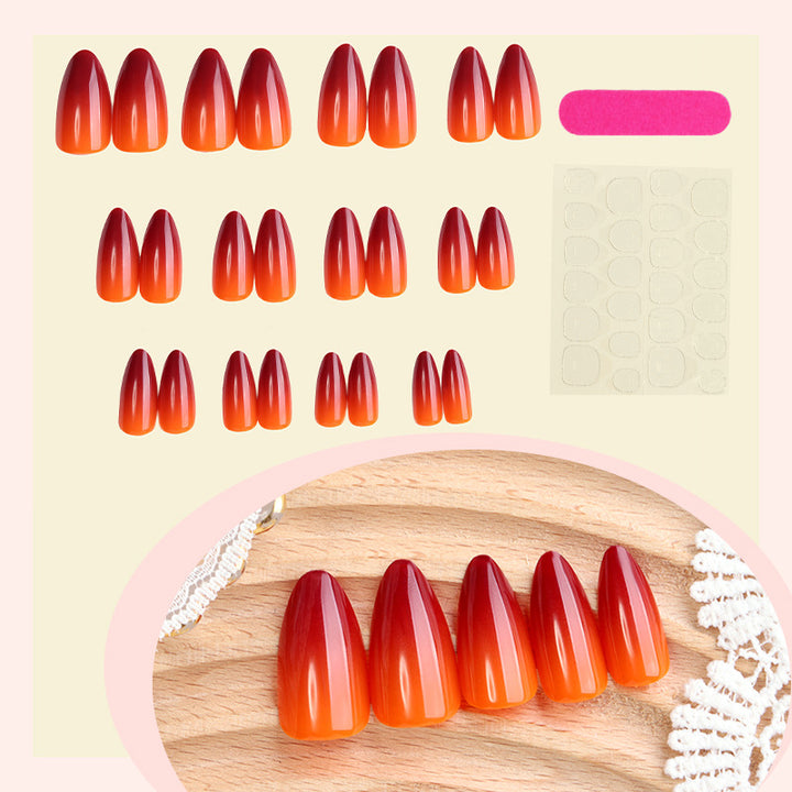 Ombre Stiletto Press-On Nails Set Bowlift