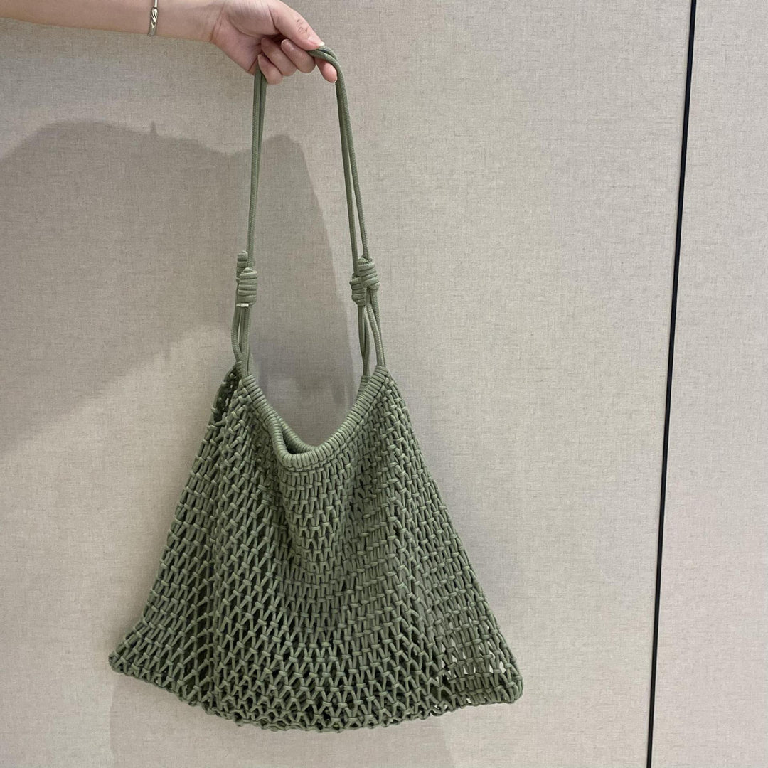 Net tote bag in boho style Bowlift