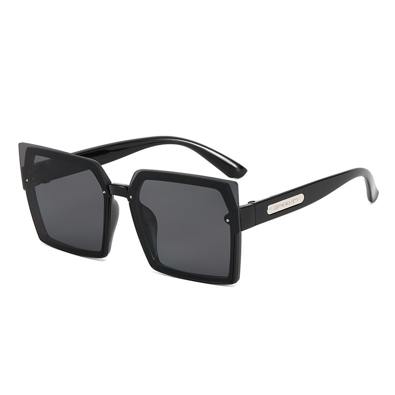 Women's Fashion Square Sunglasses with Stylish Two-Tone Frame Bowlift