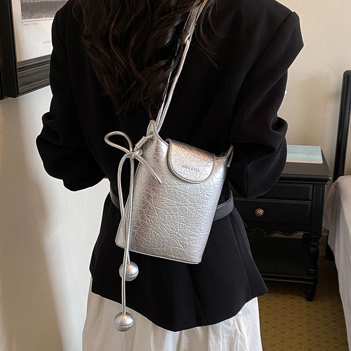 WoModern Textured Mini Crossbody Bag Bowlift