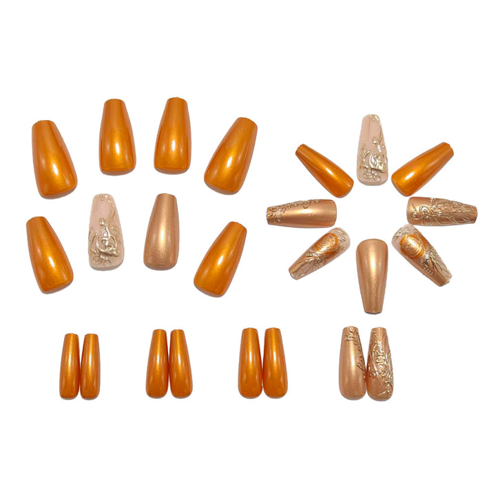 Elegant artificial nails with luxury embellishments Bowlift