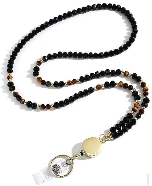 Beaded Eyewear Retractable Lanyard Bowlift