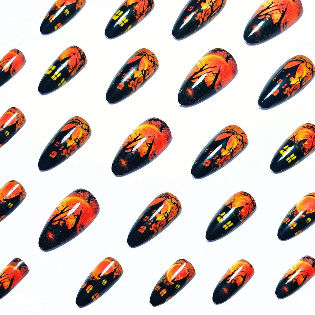Art Nails in Creative Halloween Design Bowlift