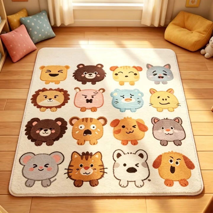 Geometric Pattern Playful Area Rug