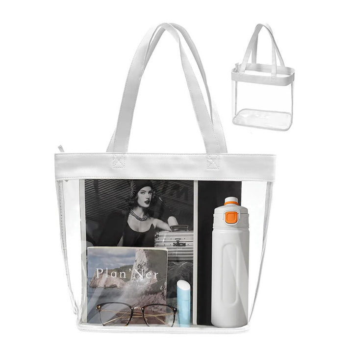 Transparent tote bag with removable interior compartment Bowlift