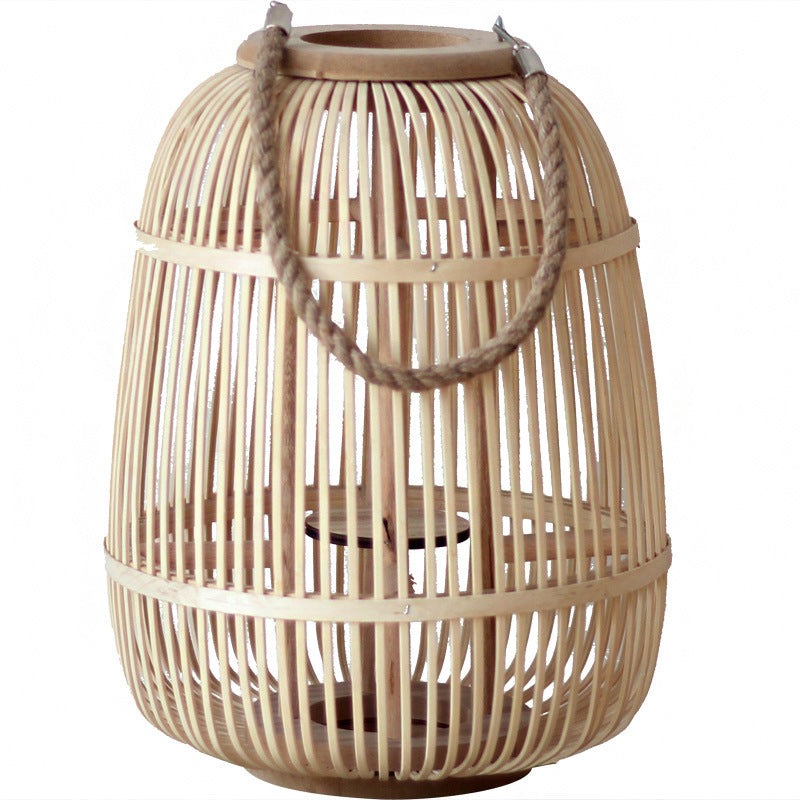 Stylish Rattan Lantern Bowlift