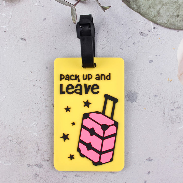 Stylish Chevron Pattern Luggage Tag Bowlift