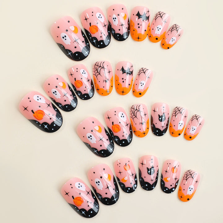 Halloween Themed Press-On Nail Set Bowlift 1788495966