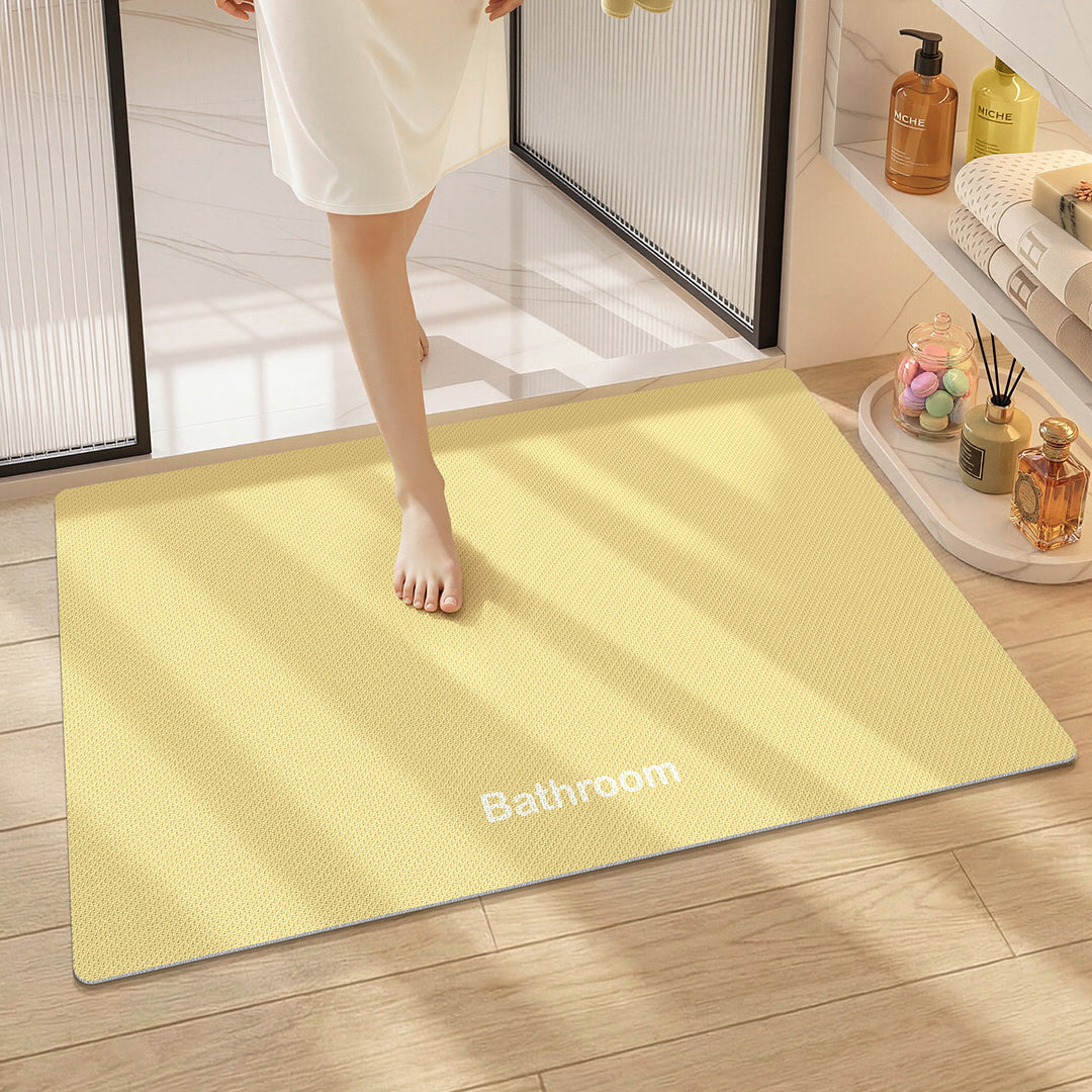 Textured Luxury Bath Mat Bowlift