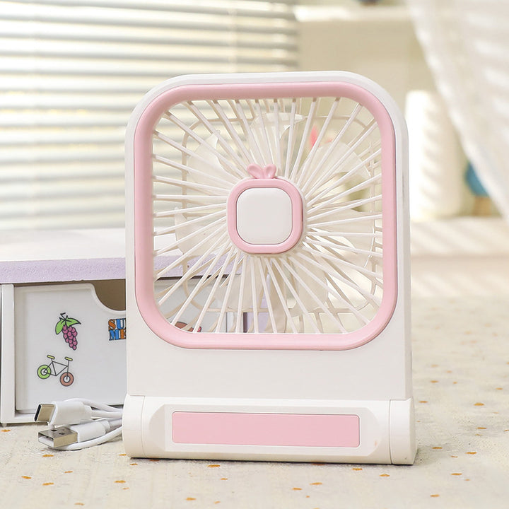 Ladies Portable Table Fan with Cat Design Bowlift