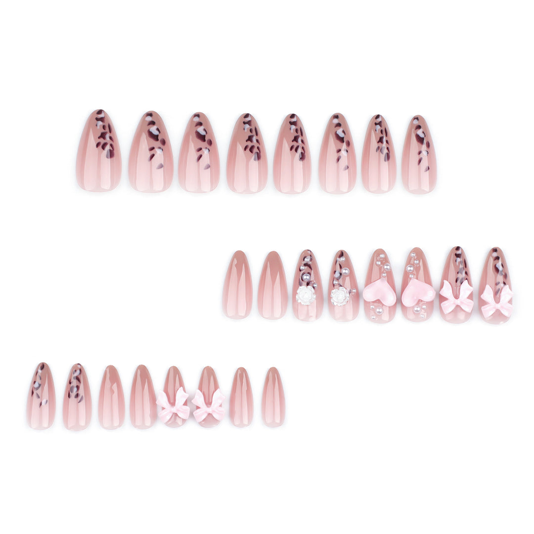 Artful nail extensions with decorative 3D designs Bowlift
