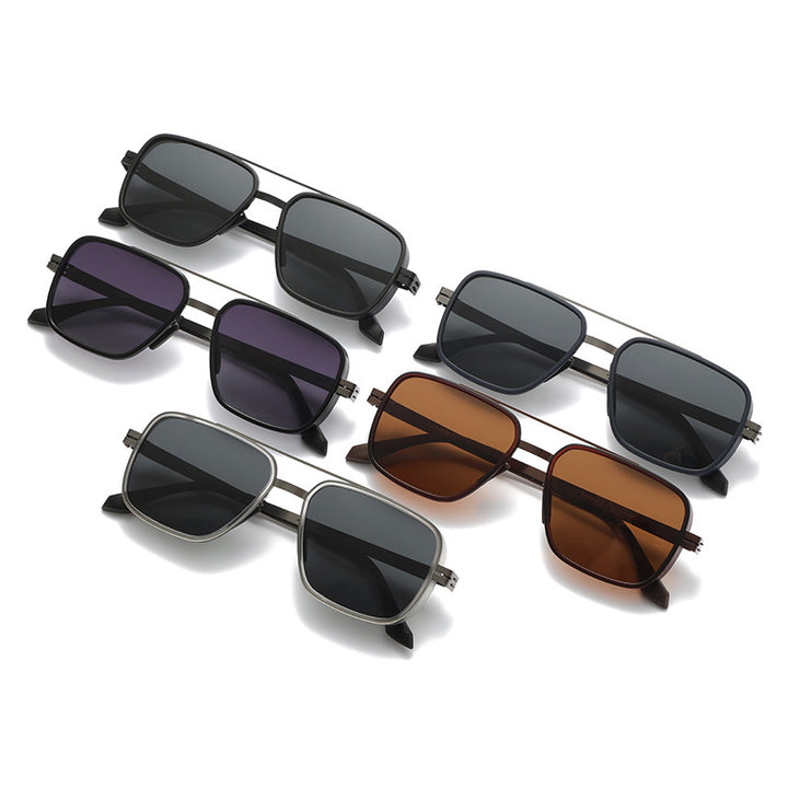 Men's Premium Sunglasses in Modern Square Design Bowlift