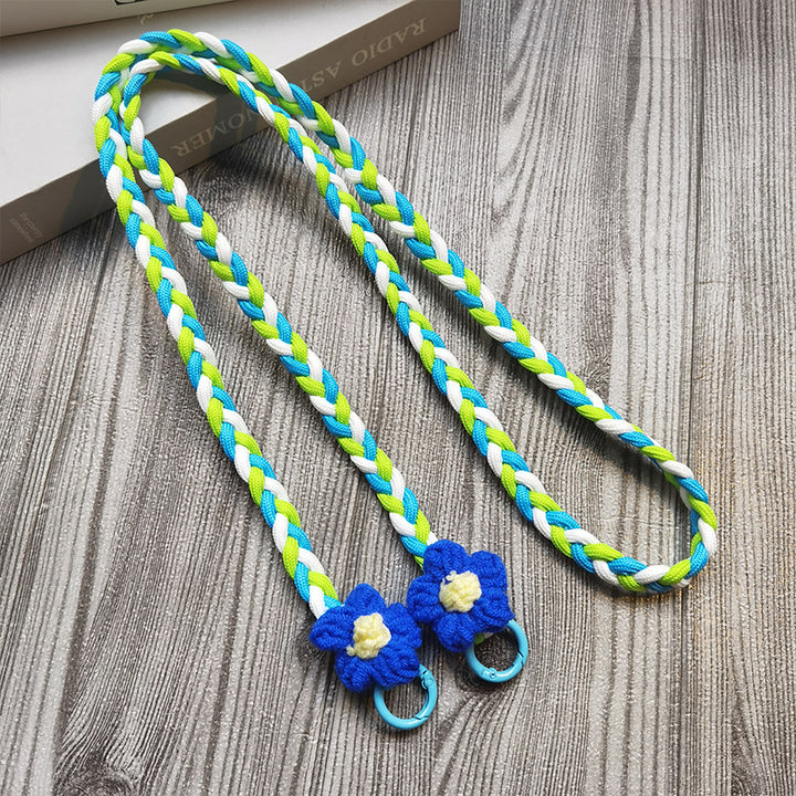Woven Floral Pattern Utility Lanyard Bowlift