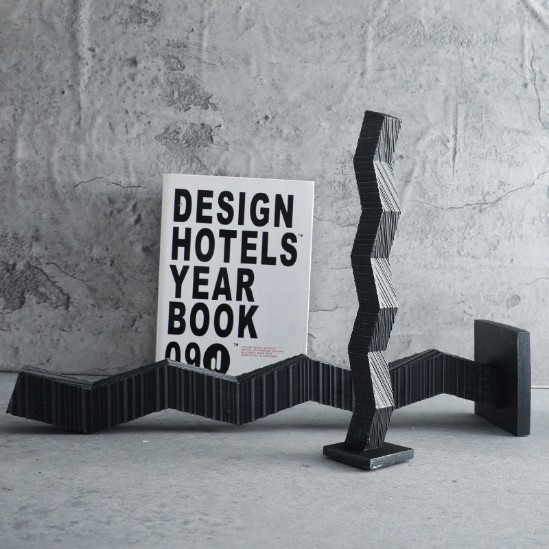 Abstract Zigzag Decorative Sculpture