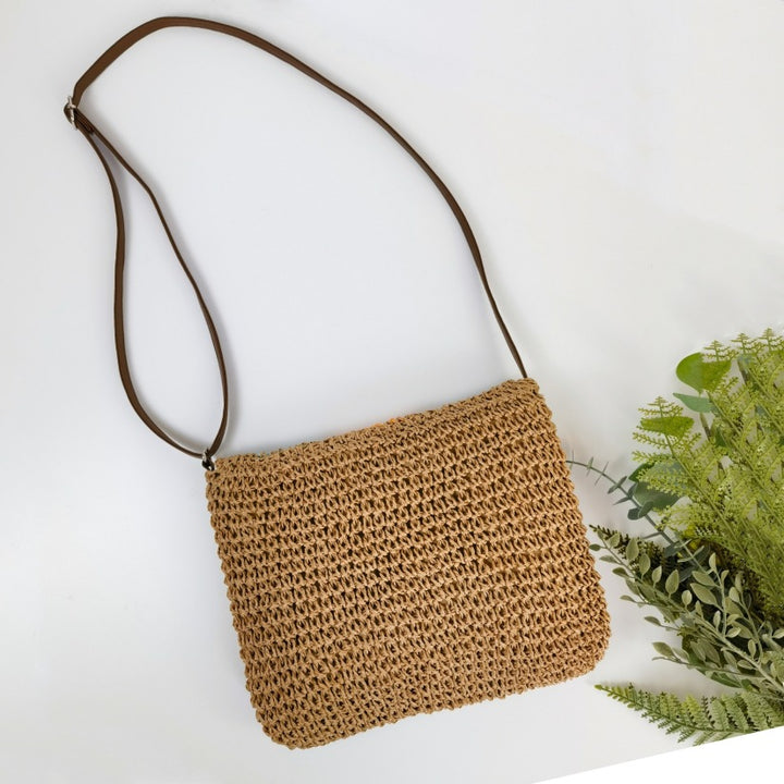 Comfortable shoulder bag with colorful hexagon pattern Bowlift
