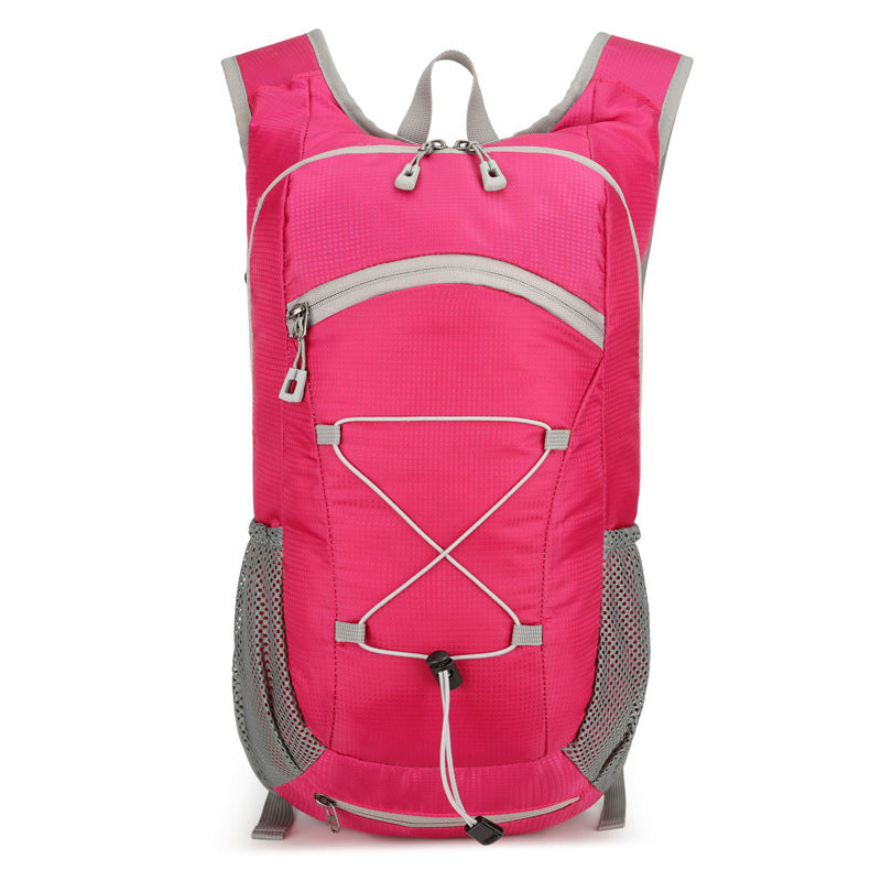 Unisex nan lightweight daypack with hydration system compatibility, breathable mesh side pockets and elastic cord attachment Bowlift
