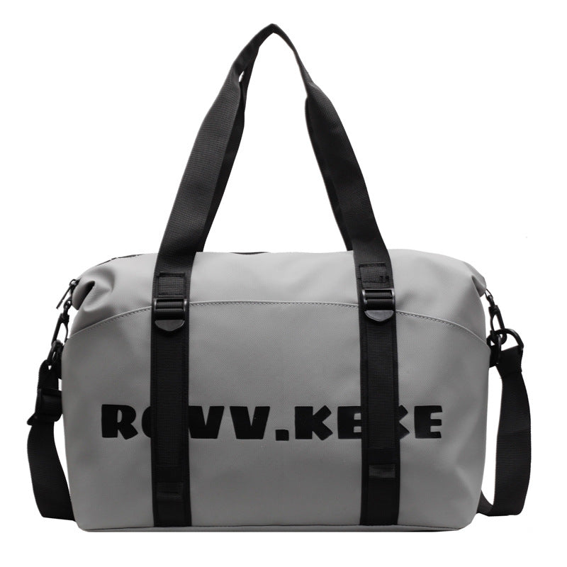 Sporty Multifunctional Duffel Bag With Adjustable Shoulder Strap Bowlift