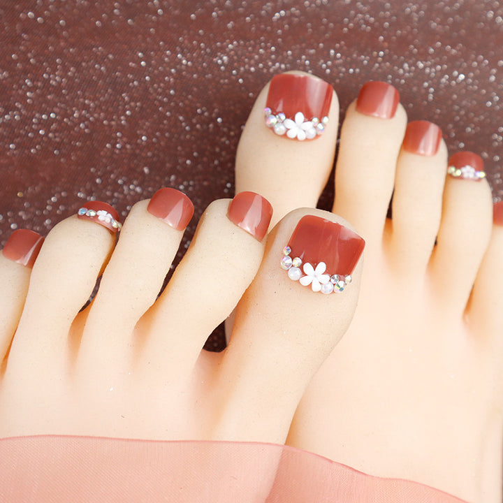 Luxury Rhinestone-Decorated Pedicure Set Bowlift