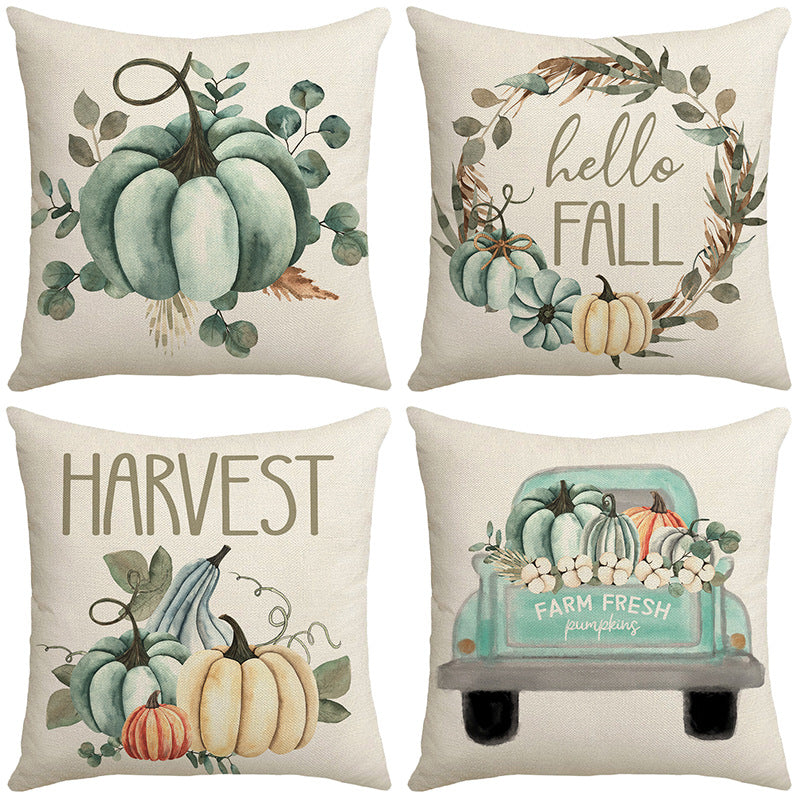Women Decorative Pillowcase with Stylish Pumpkin Design Bowlift