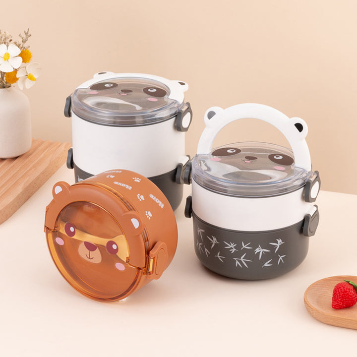 Cute Panda-Themed Food Storage Container