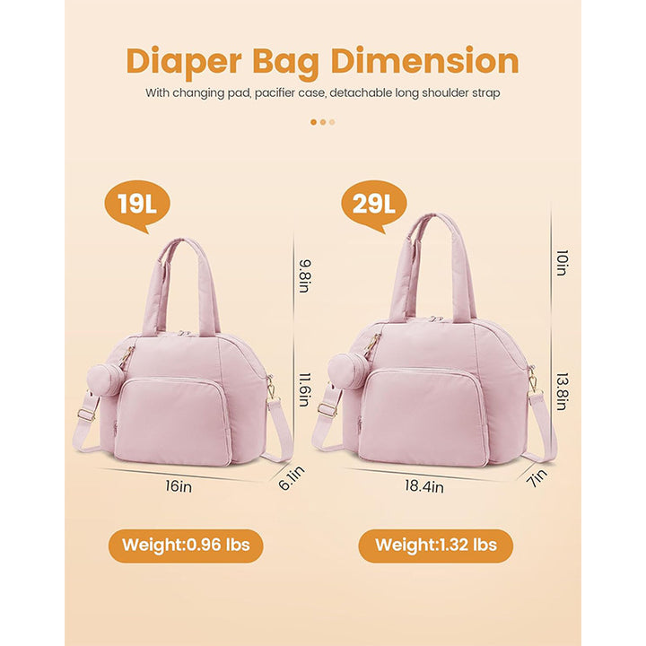 Multifunctional Tote Bag with Removable Shoulder Straps and Organizer Bowlift