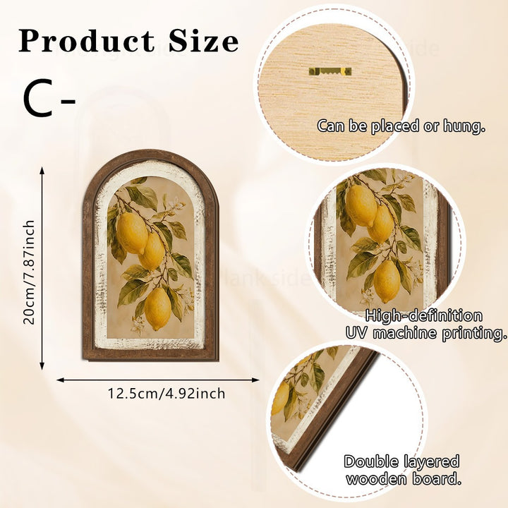 Wall decoration with lemon pattern Bowlift