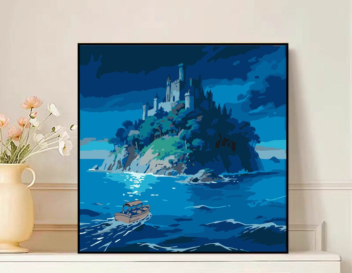 Scenic Mountain Landscape Canvas Art Bowlift