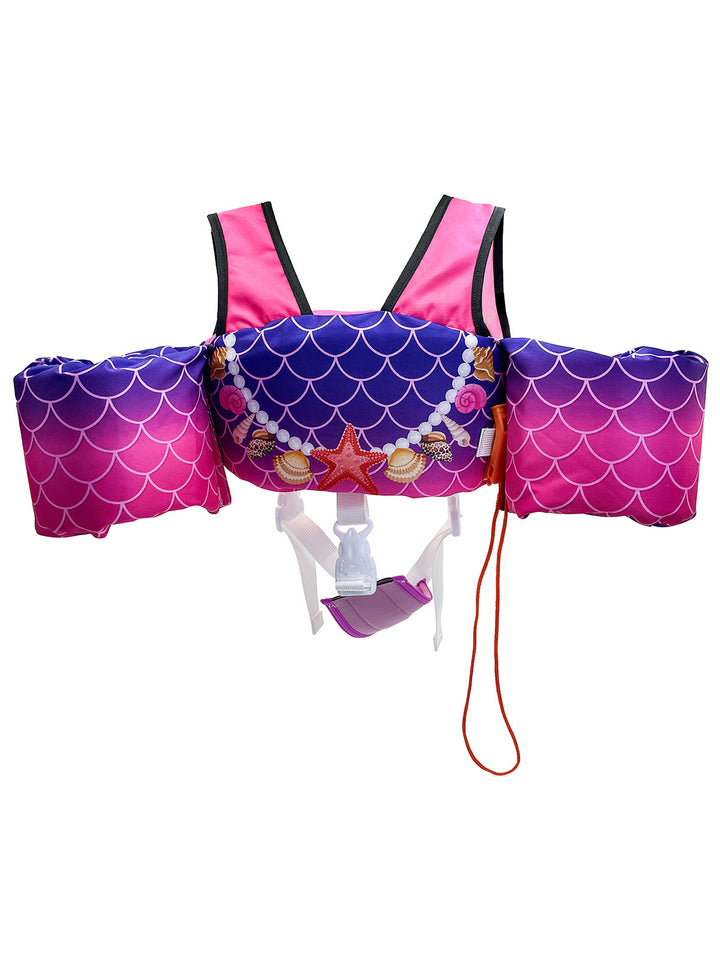 Women's swim wing system with safety belt Bowlift