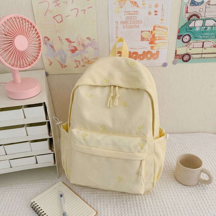Embroidered Casual Backpack