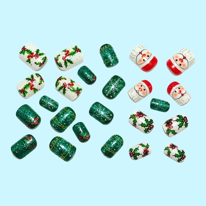 Creative Art Nails In Festive Christmas Design Bowlift