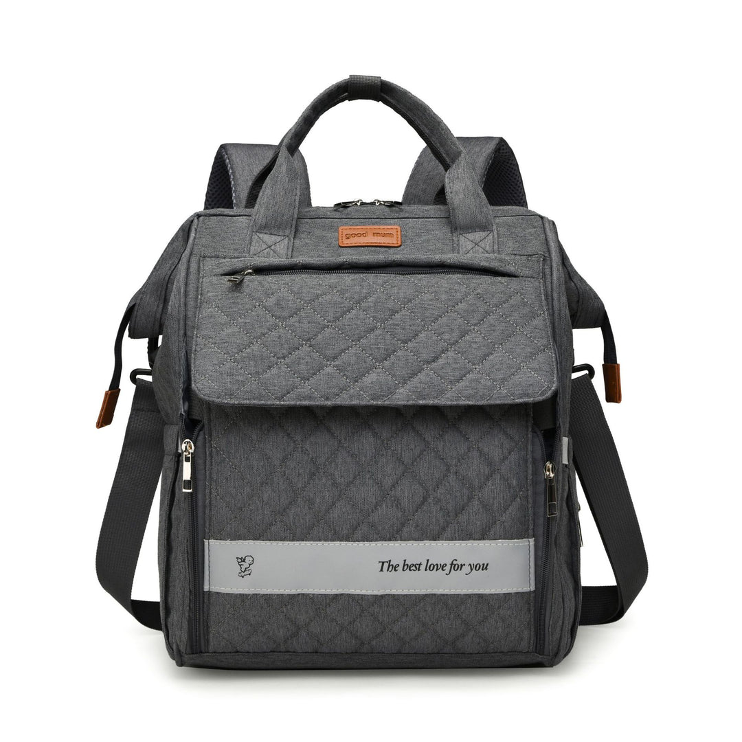 Quilted Multi-Purpose Backpack Bowlift
