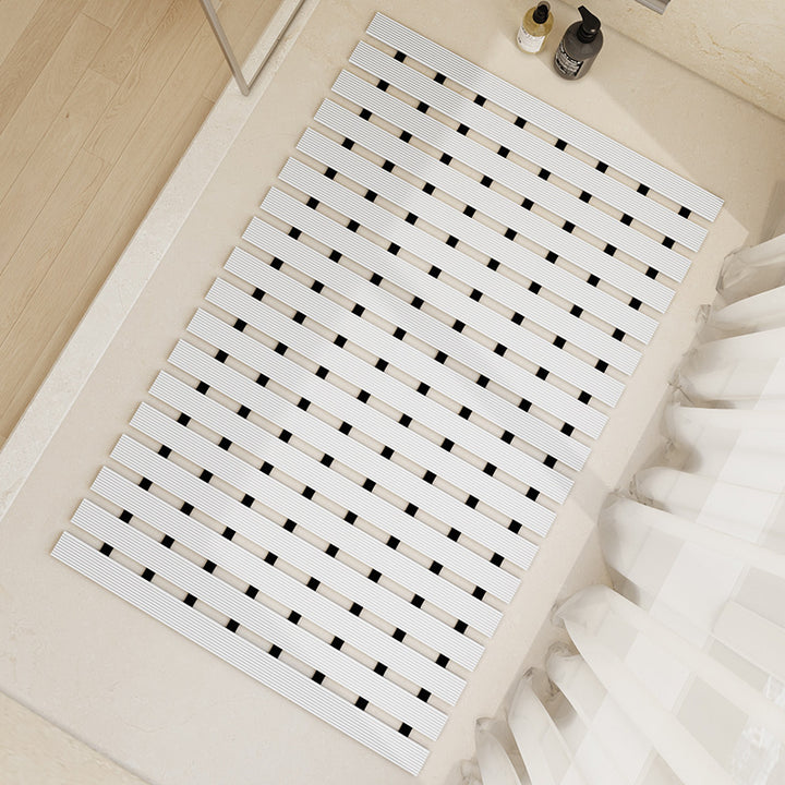 Slatted Bamboo Bathroom Mat Bowlift