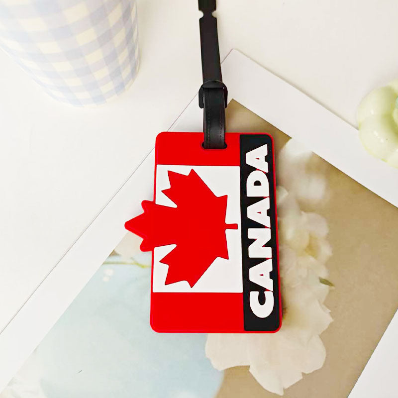 Unisex Abstract Mosaic Pattern Luggage Tag Bowlift