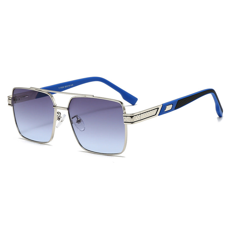 Women's fashionable square sunglasses with stylish rubber temples Bowlift