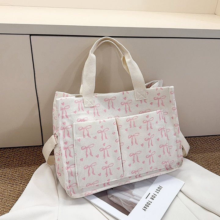 WoPatterned Canvas Tote Bag Bowlift